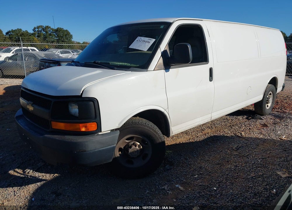 2013 CHEVROLET EXPRESS 2500 WORK VAN VIN: 1GCWGGCG9D1164113