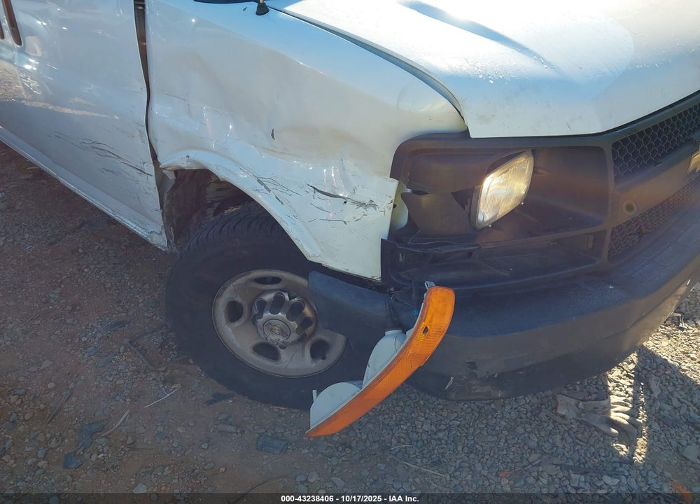 2013 CHEVROLET EXPRESS 2500 WORK VAN VIN: 1GCWGGCG9D1164113