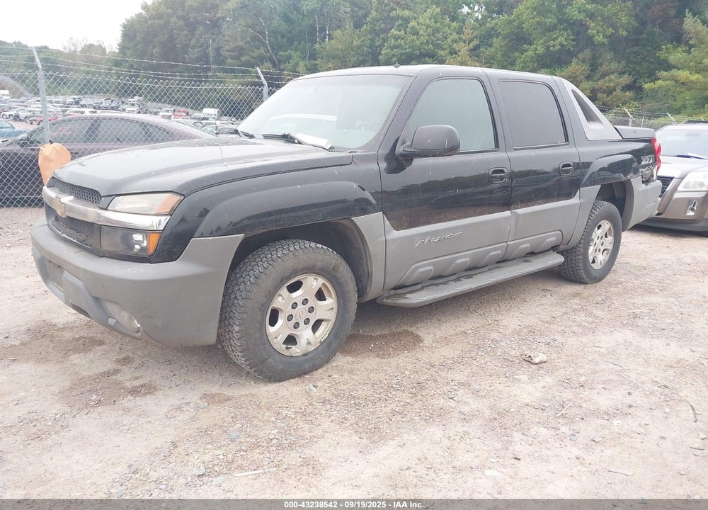 2002 CHEVROLET AVALANCHE 1500 VIN: 3GNEK13T42G137377