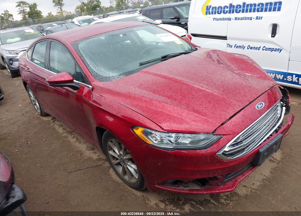 2017 FORD FUSION SE VIN: 3FA6P0H76HR316835