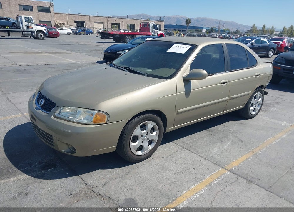 2003 NISSAN SENTRA GXE VIN: 3N1CB51D83L780765