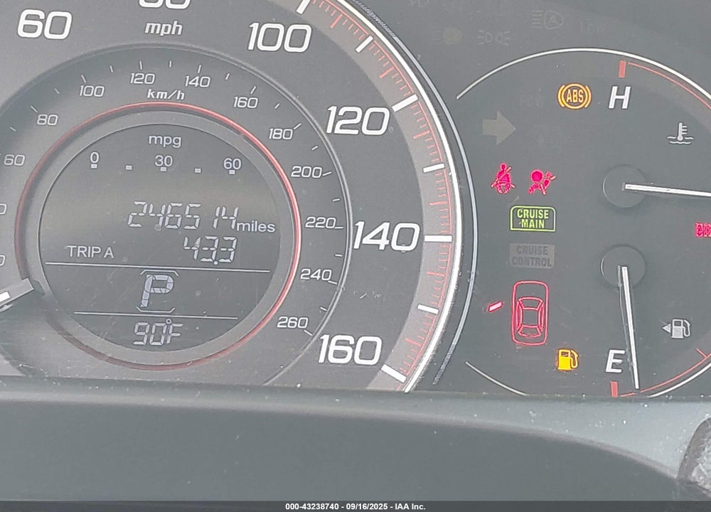 2015 HONDA ACCORD VIN: 1HGCR2F52FA111168