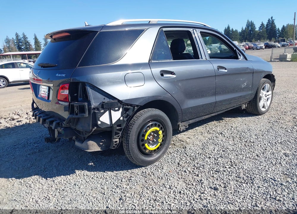 2015 MERCEDES-BENZ ML-CLASS VIN: 4JGDA5HB3FA569795