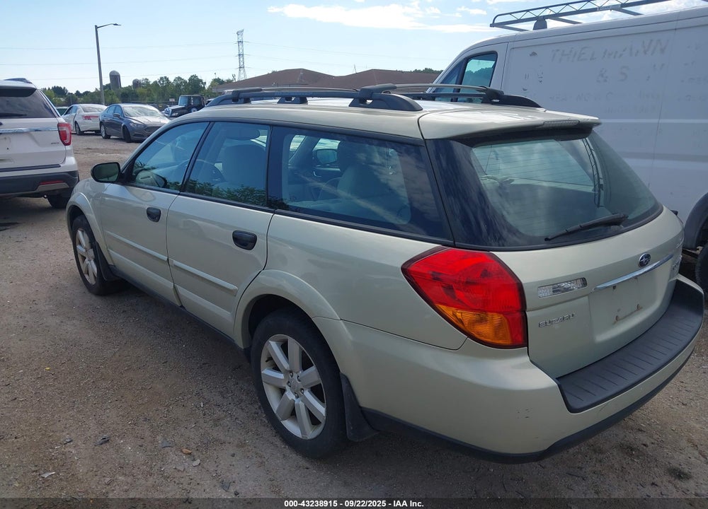 2006 SUBARU OUTBACK 2.5I VIN: 4S4BP61CX67337948