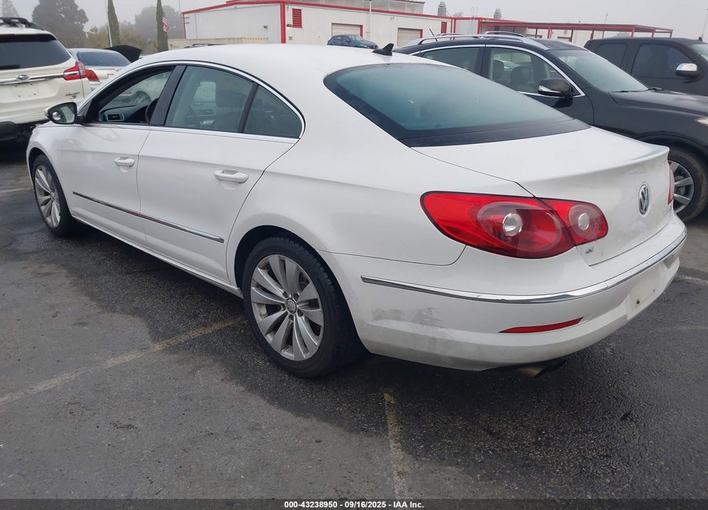 2012 VOLKSWAGEN CC SPORT VIN: WVWMN7AN9CE506911