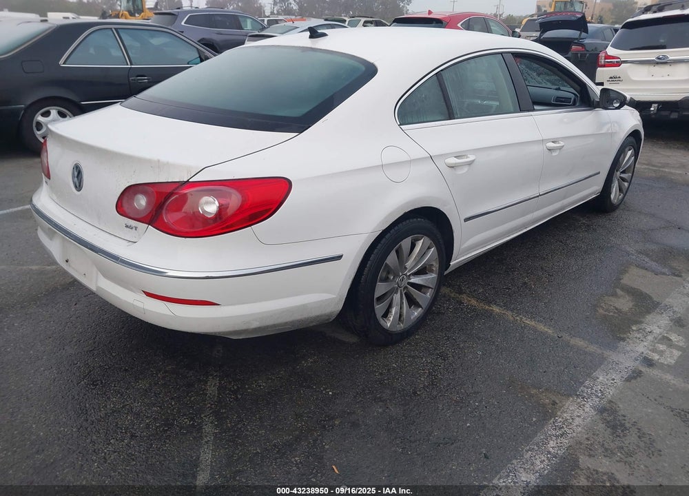 2012 VOLKSWAGEN CC SPORT VIN: WVWMN7AN9CE506911
