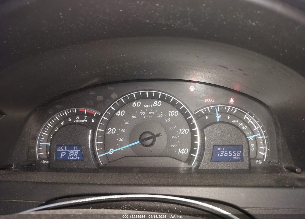 2013 TOYOTA CAMRY VIN: 4T1BK1FK2DU534614