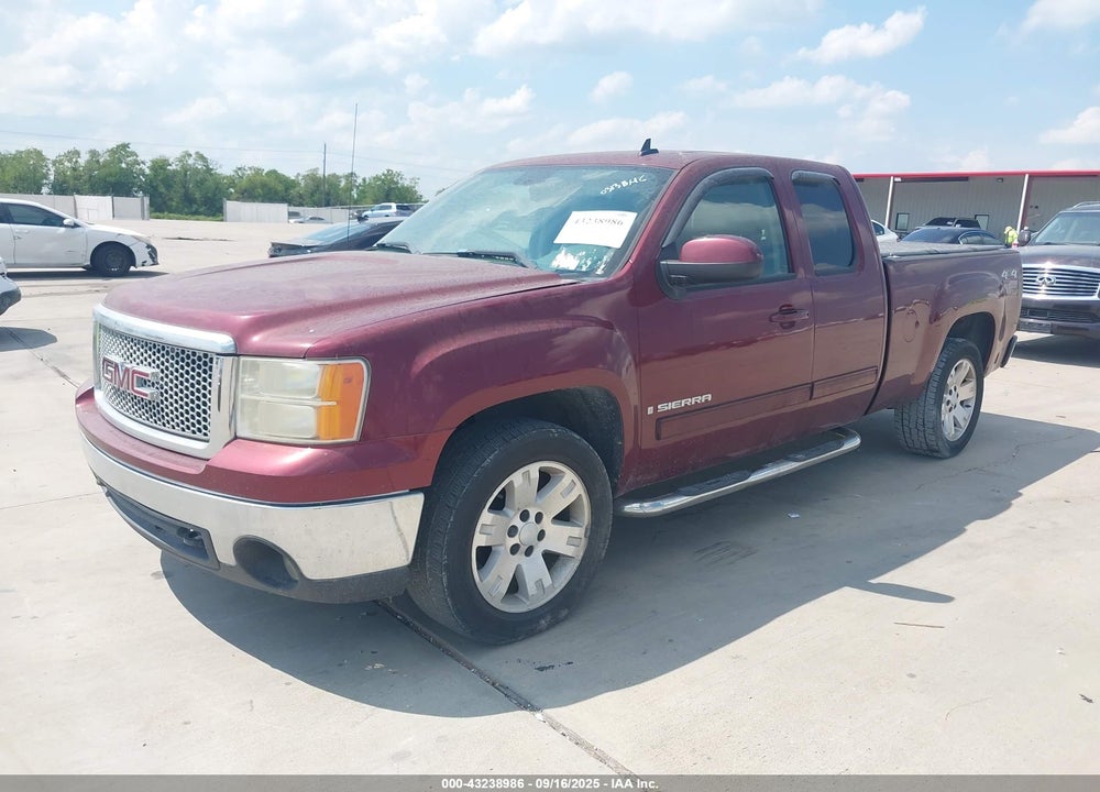 2008 GMC SIERRA 1500 SLT VIN: 1GTEK19008Z162288