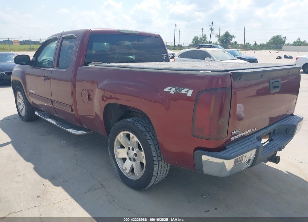 2008 GMC SIERRA 1500 SLT VIN: 1GTEK19008Z162288