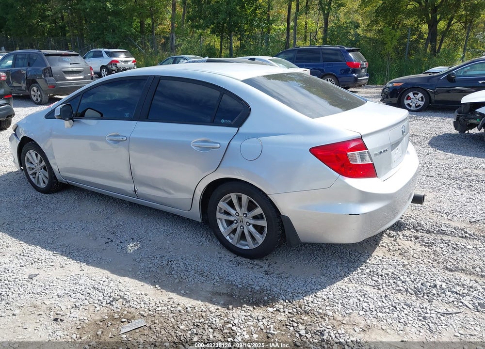 2012 HONDA CIVIC EX VIN: 2HGFB2F83CH327345