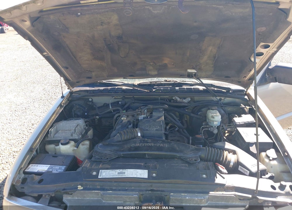 2001 CHEVROLET S-10 VIN: 1GCCS145X1K102236