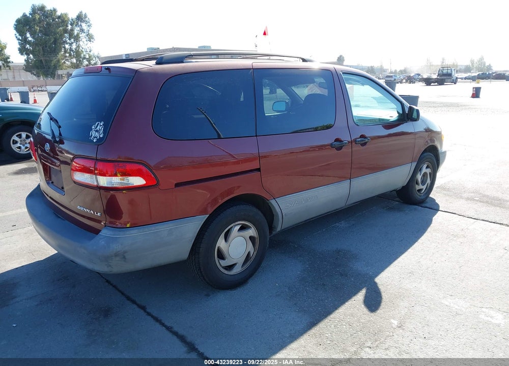 2001 TOYOTA SIENNA LE VIN: 4T3ZF13C61U354345