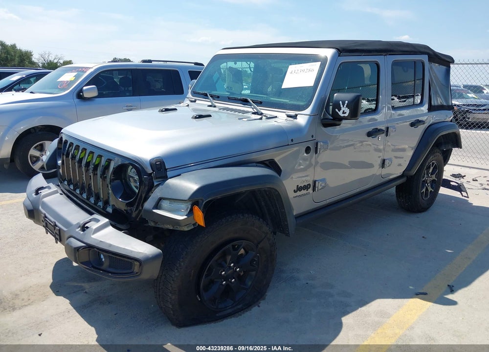2020 JEEP WRANGLER UNLIMITED VIN: 1C4HJXDG7LW340134
