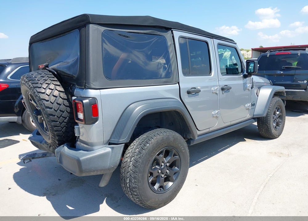 2020 JEEP WRANGLER UNLIMITED VIN: 1C4HJXDG7LW340134