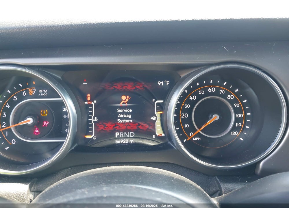 2020 JEEP WRANGLER UNLIMITED VIN: 1C4HJXDG7LW340134