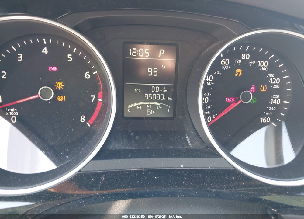 2016 VOLKSWAGEN JETTA VIN: 3VWD17AJ5GM394887