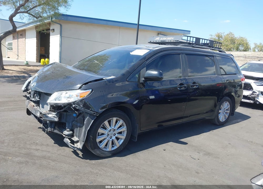 2012 TOYOTA SIENNA XLE 7 PASSENGER VIN: 5TDDK3DC3CS033996