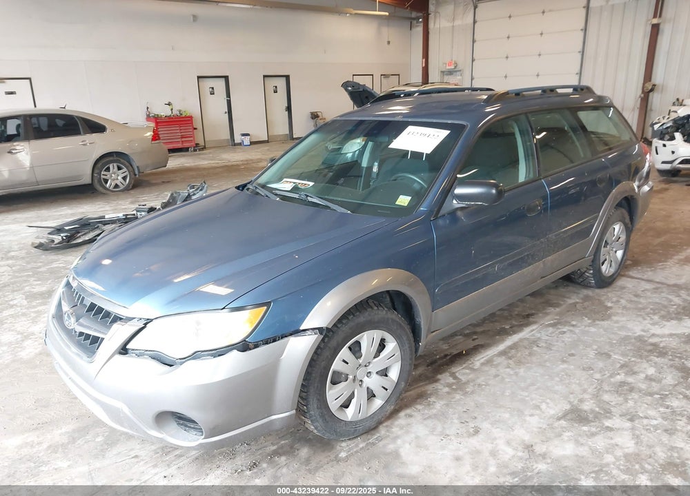 2008 SUBARU OUTBACK VIN: 4S4BP60C087341611