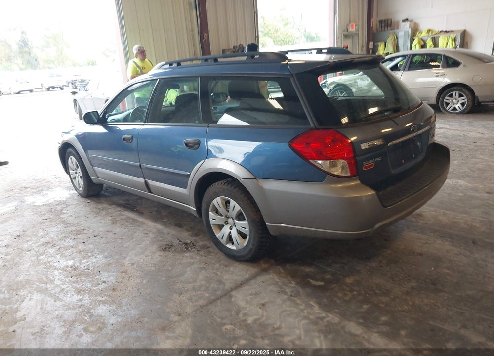 2008 SUBARU OUTBACK VIN: 4S4BP60C087341611