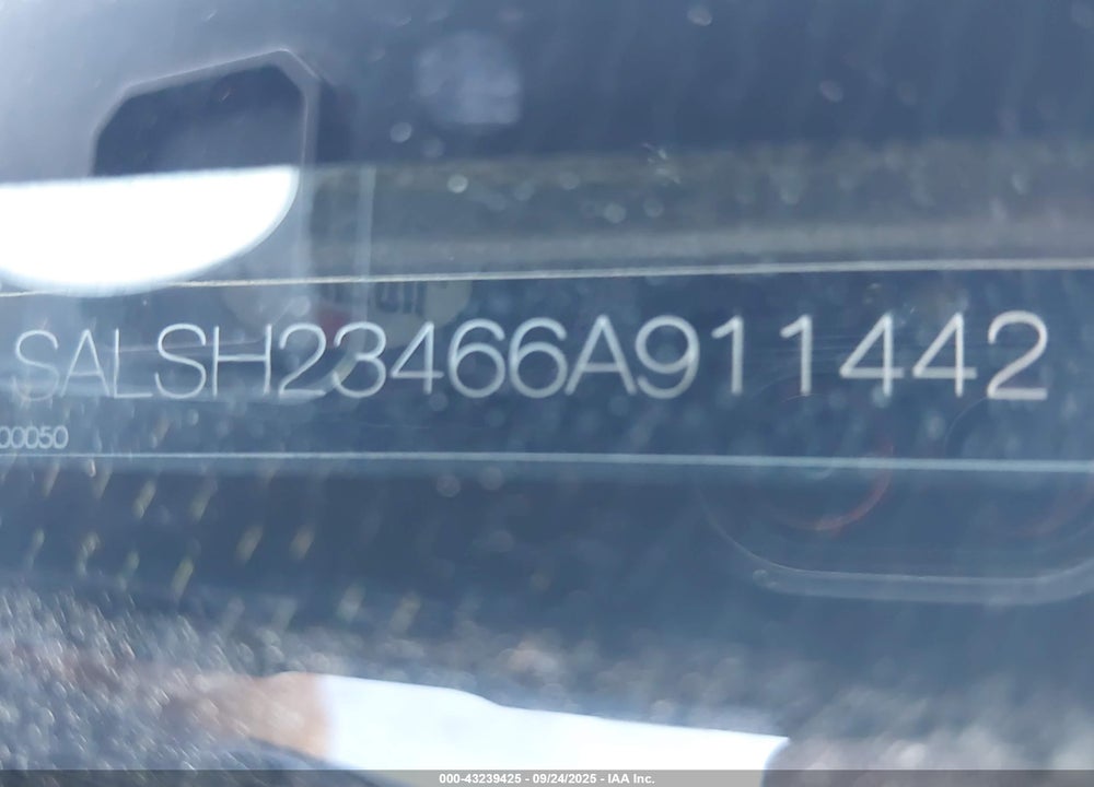 2006 LAND ROVER RANGE ROVER SPORT SUPERCHARGED VIN: SALSH23466A911442