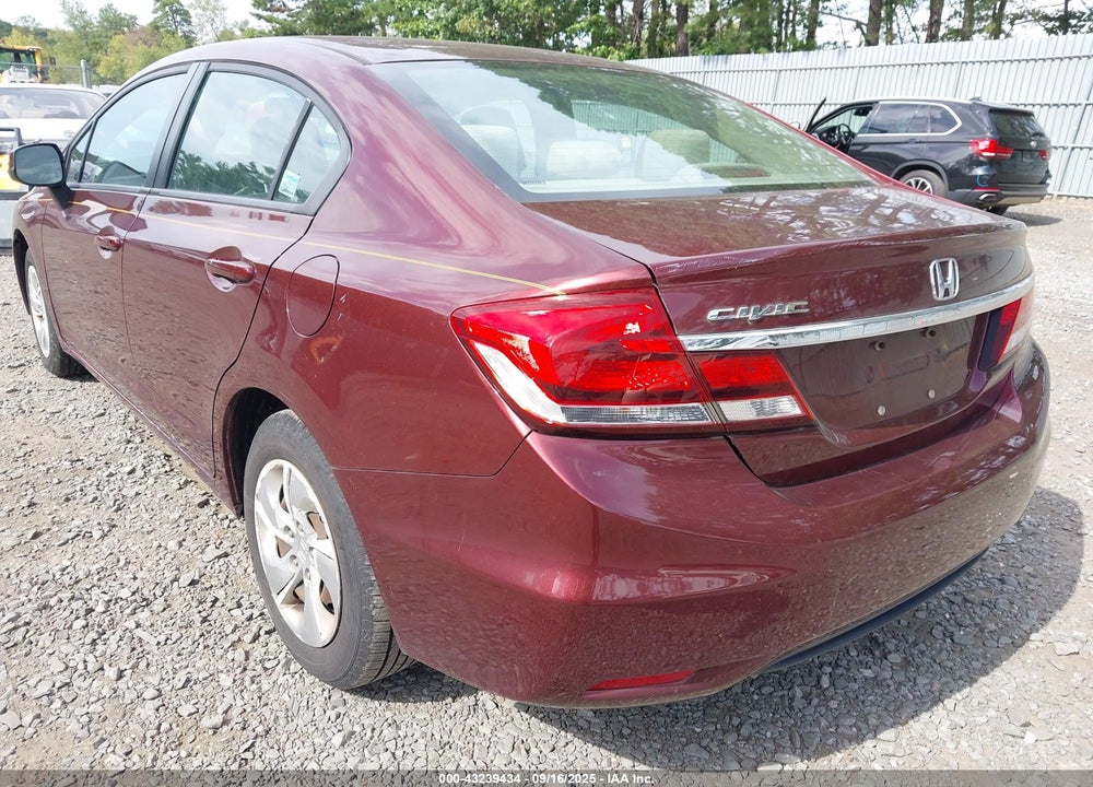 2013 HONDA CIVIC LX VIN: 19XFB2F55DE219617