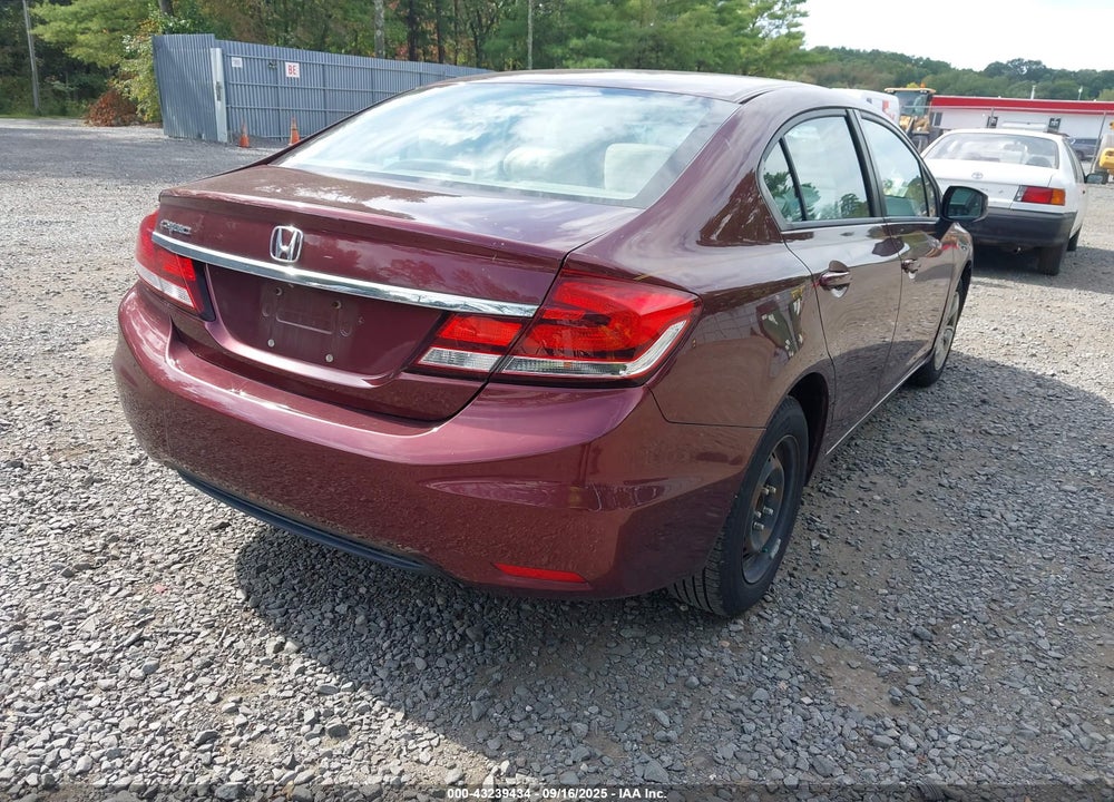2013 HONDA CIVIC LX VIN: 19XFB2F55DE219617
