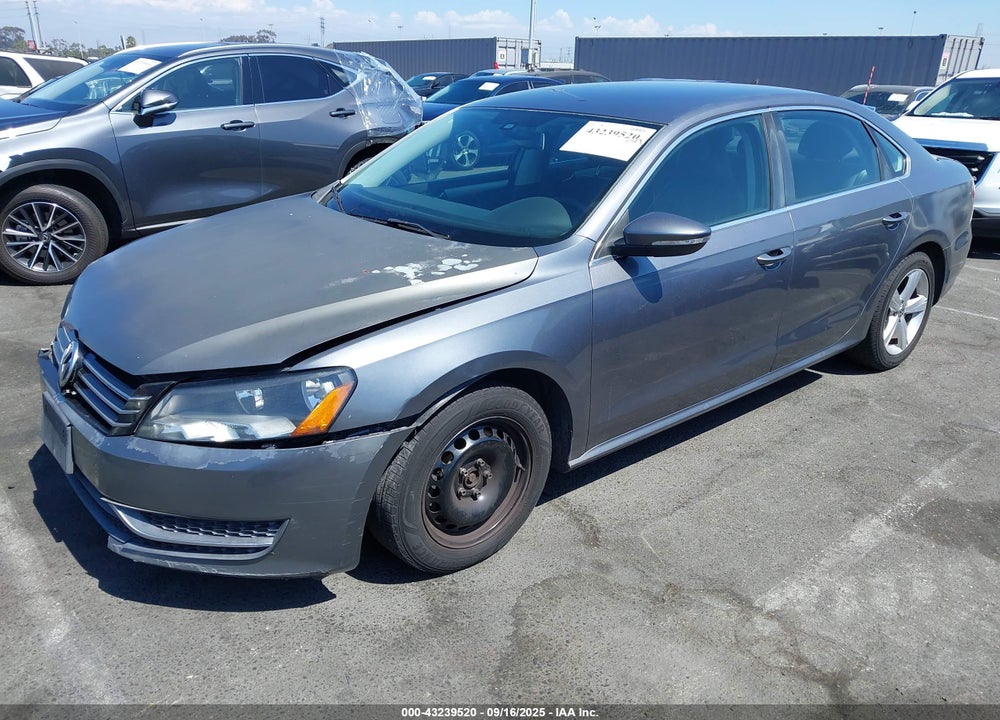 2012 VOLKSWAGEN PASSAT 2.5L SE VIN: 1VWBP7A30CC015393