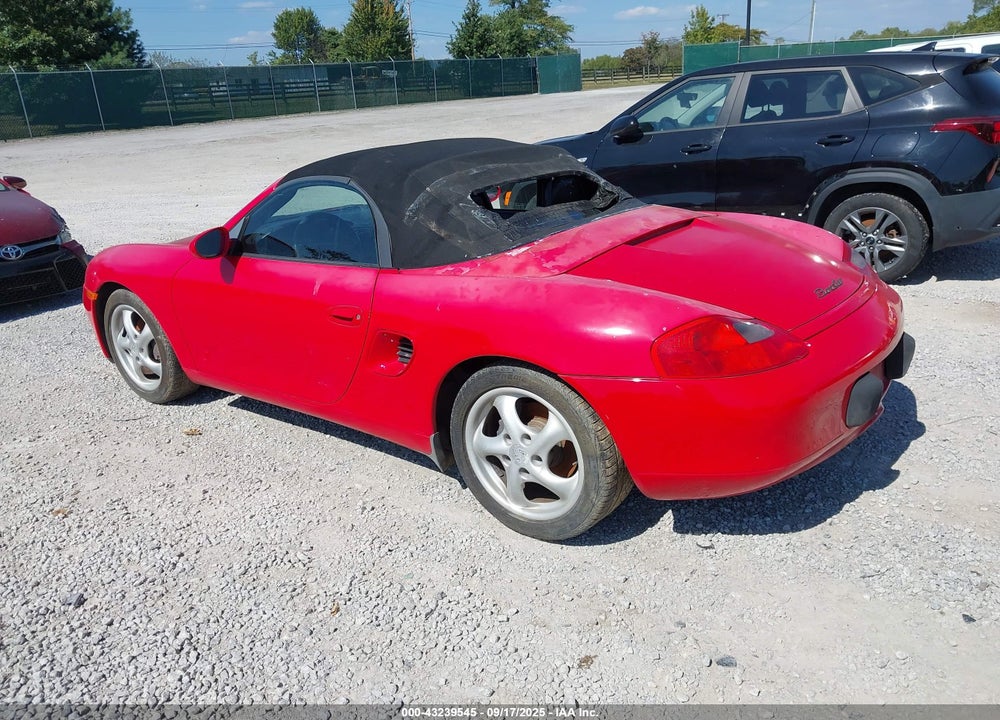 2000 PORSCHE BOXSTER VIN: WP0CA2981YU626420