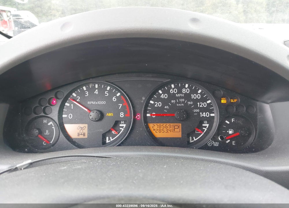 2008 NISSAN XTERRA S VIN: 5N1AN08W28C522326