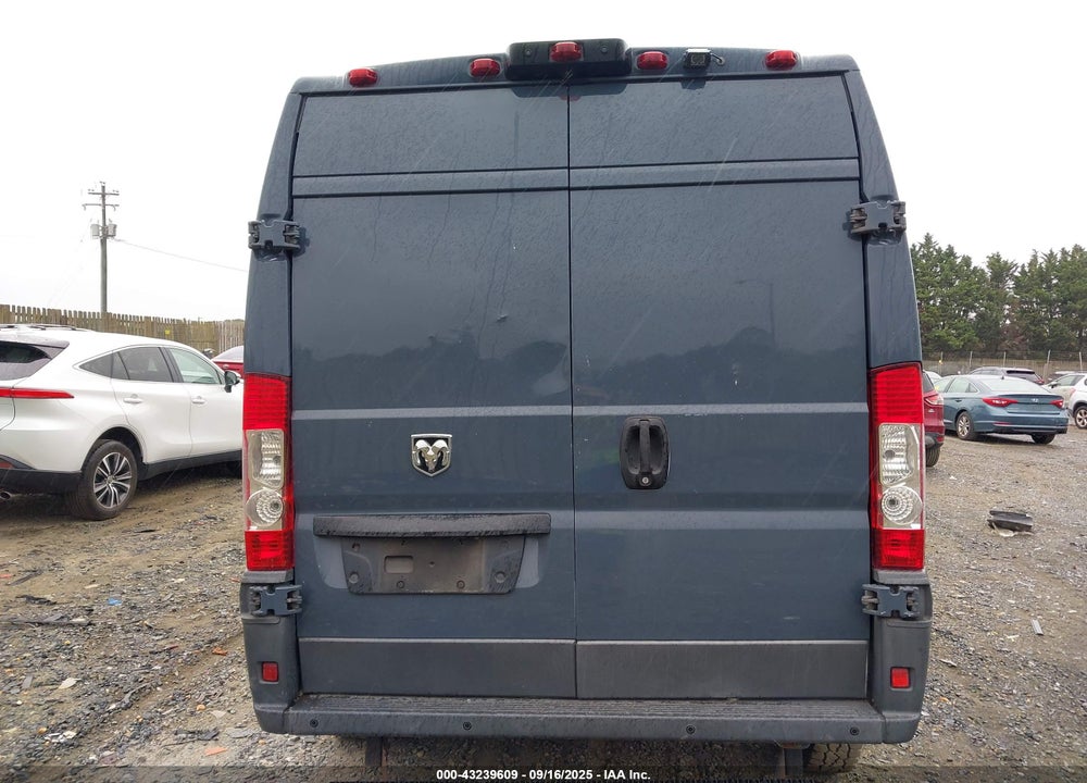 2018 RAM PROMASTER 2500 HIGH ROOF 159 WB VIN: 3C6TRVDGXJE160989
