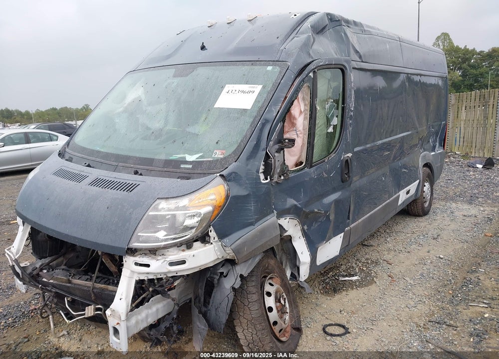 2018 RAM PROMASTER 2500 HIGH ROOF 159 WB VIN: 3C6TRVDGXJE160989