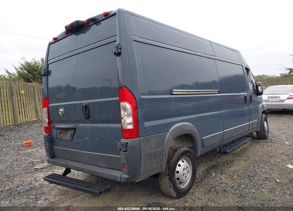 2018 RAM PROMASTER 2500 HIGH ROOF 159 WB VIN: 3C6TRVDGXJE160989