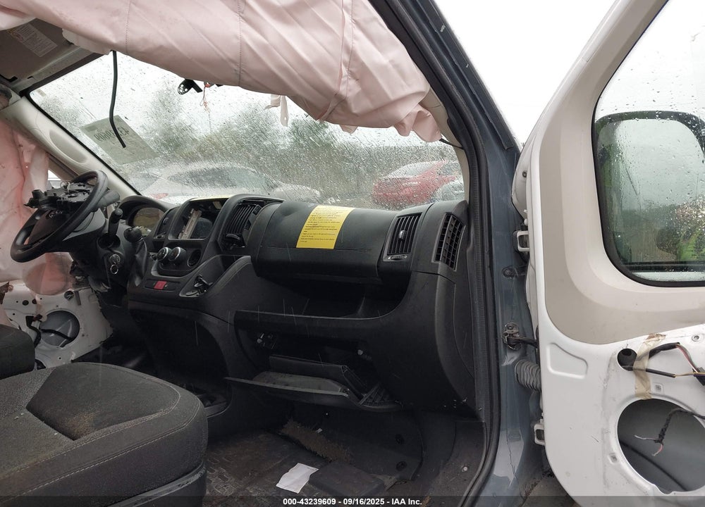 2018 RAM PROMASTER 2500 HIGH ROOF 159 WB VIN: 3C6TRVDGXJE160989