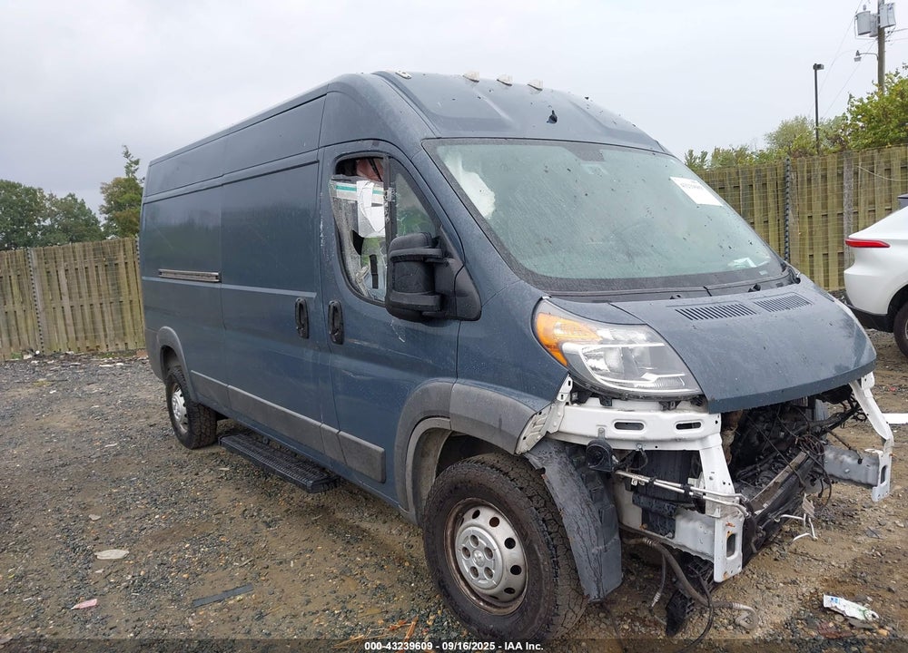2018 RAM PROMASTER 2500 HIGH ROOF 159 WB VIN: 3C6TRVDGXJE160989