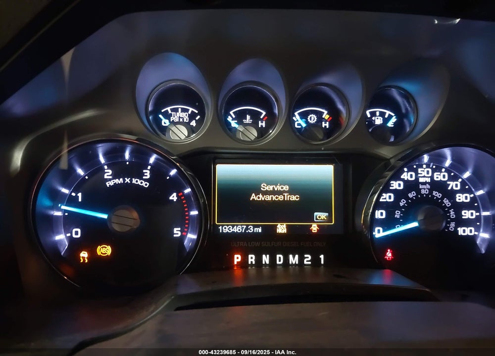 2013 FORD F-250 LARIAT VIN: 1FT7W2BT8DEB83933