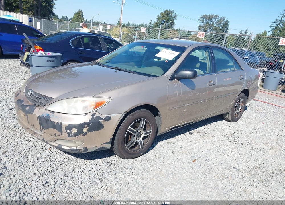2002 TOYOTA CAMRY LE VIN: JTDBE32K920074420