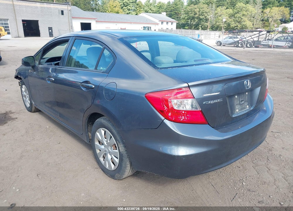2012 HONDA CIVIC VIN: 2HGFB2F56CH311369