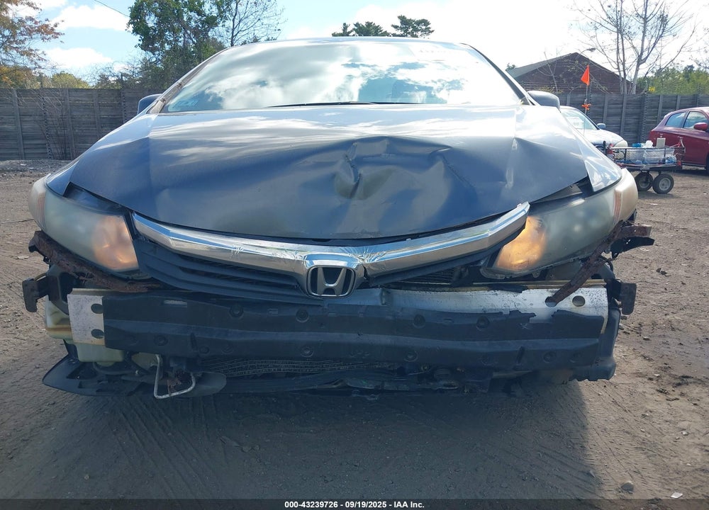 2012 HONDA CIVIC VIN: 2HGFB2F56CH311369
