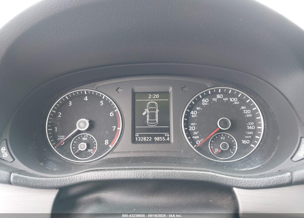 2014 VOLKSWAGEN PASSAT 3.6L V6 SE VIN: 1VWBM7A34EC096667
