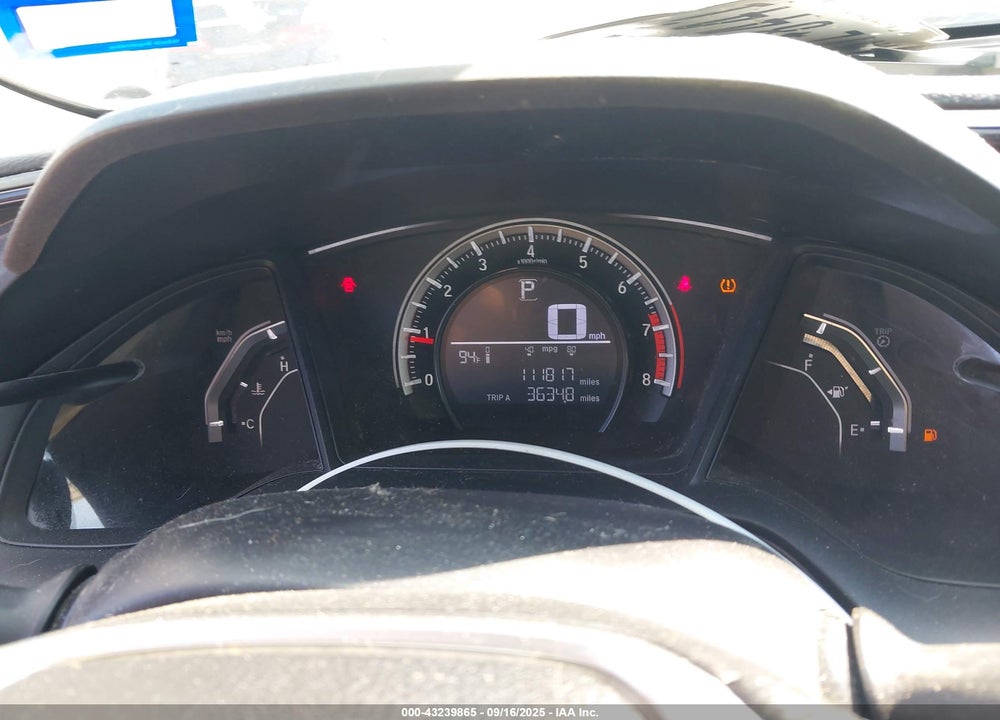 2016 HONDA CIVIC LX VIN: 19XFC2F53GE041644