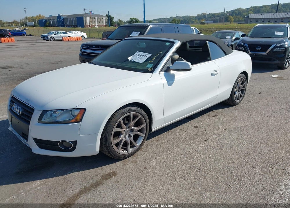 2010 AUDI A5 2.0T PREMIUM VIN: WAUCFAFH8AN016043