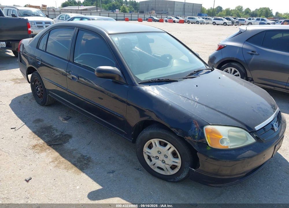 2002 HONDA CIVIC LX VIN: 1HGES16562L082800