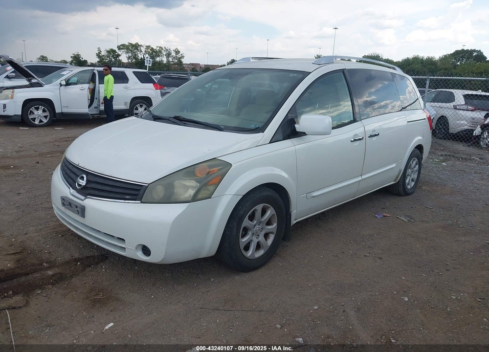 2007 NISSAN QUEST 3.5 SL VIN: 5N1BV28U57N107227