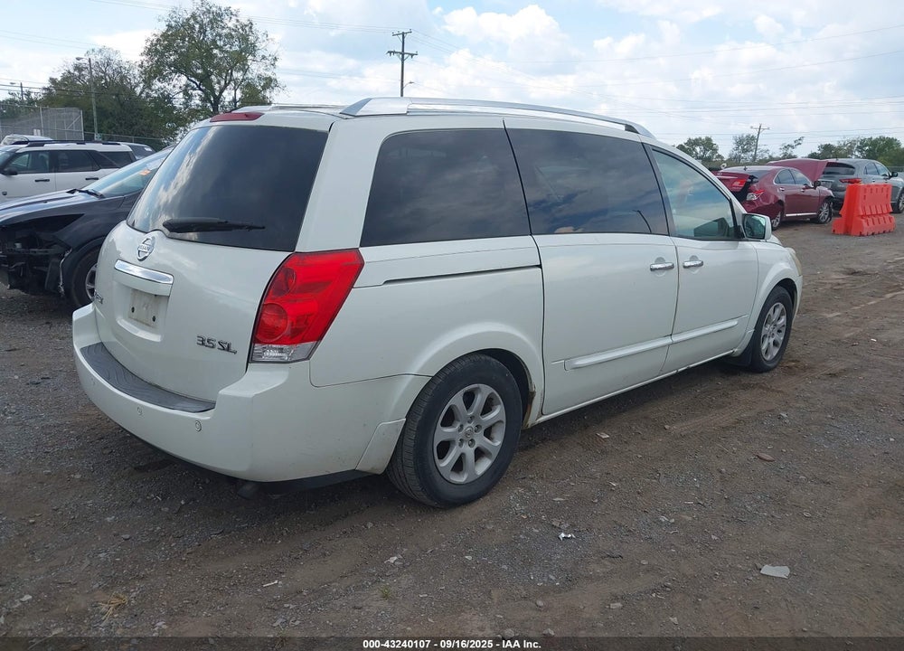 2007 NISSAN QUEST 3.5 SL VIN: 5N1BV28U57N107227