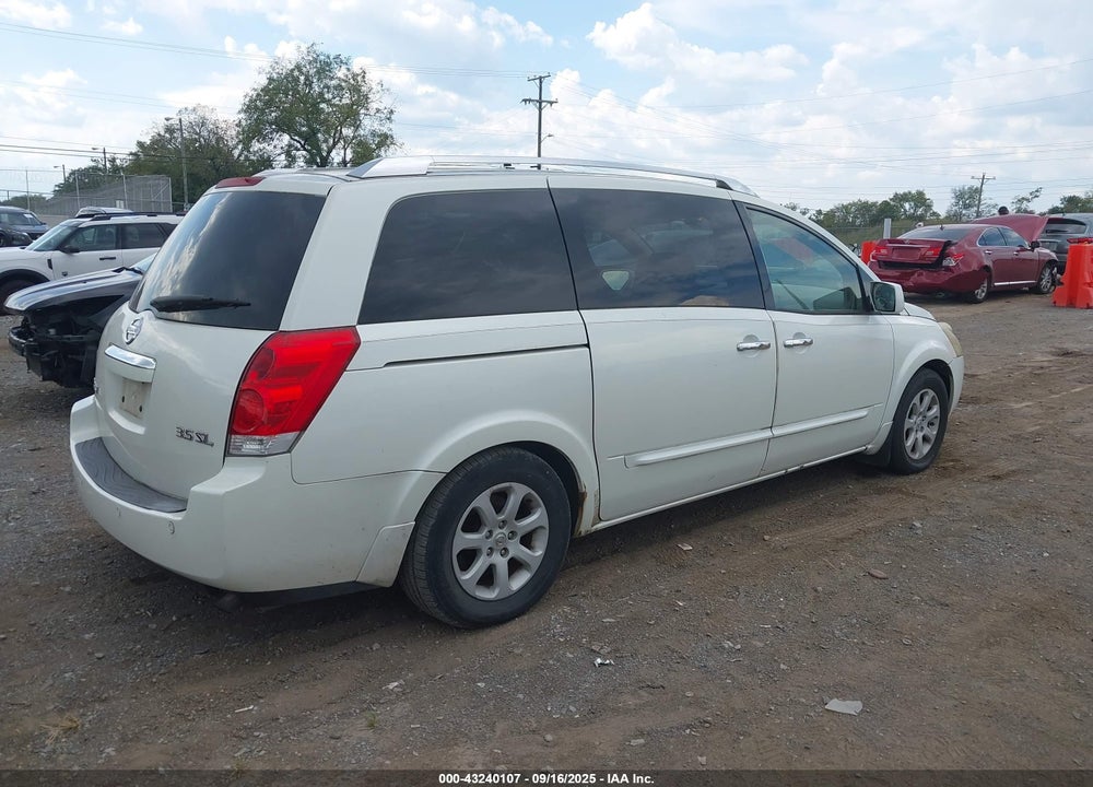 2007 NISSAN QUEST 3.5 SL VIN: 5N1BV28U57N107227