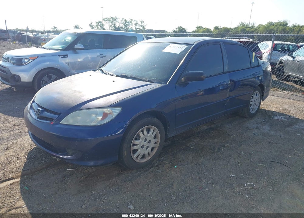 2005 HONDA CIVIC LX VIN: JHMES16505S006903