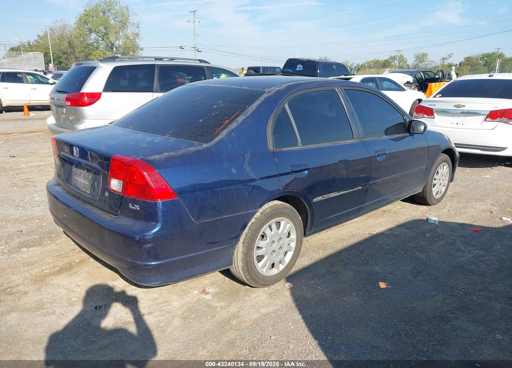 2005 HONDA CIVIC LX VIN: JHMES16505S006903