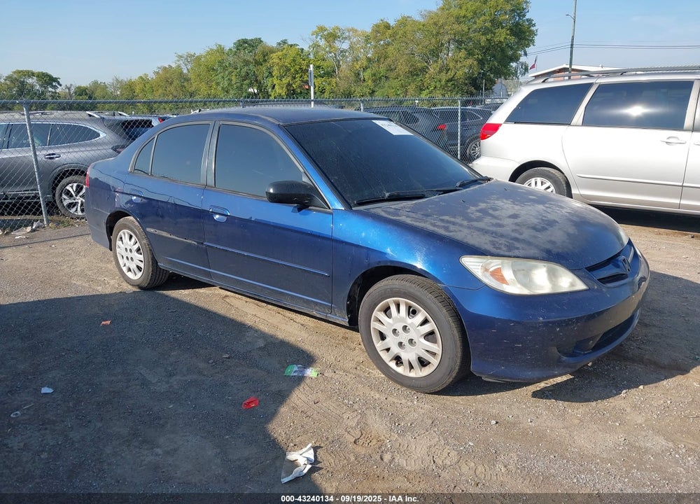 2005 HONDA CIVIC LX VIN: JHMES16505S006903
