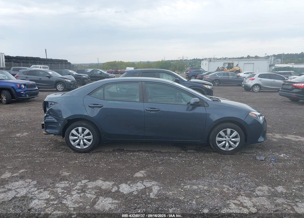 2016 TOYOTA COROLLA LE VIN: 5YFBURHEXGP535287