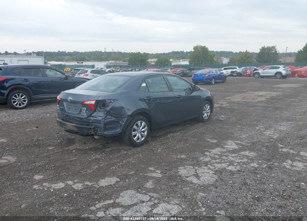 2016 TOYOTA COROLLA LE VIN: 5YFBURHEXGP535287